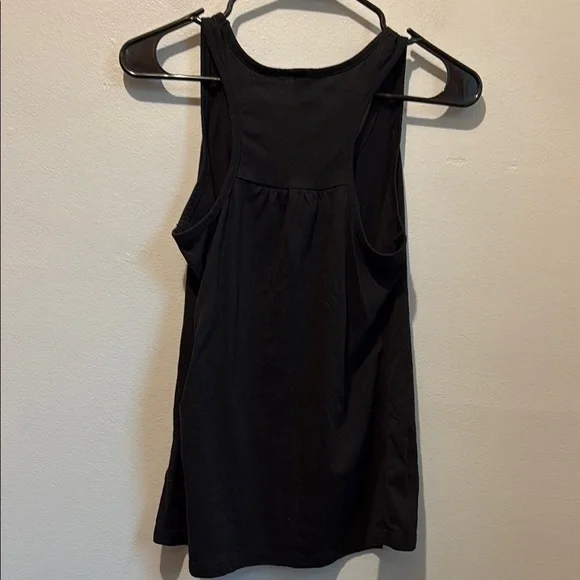 District Made Medium Wine Lover Funny Black Scoop Neck Graphic Tank Top - Picture 5 of 5